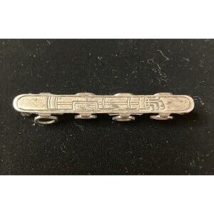 VTG KJM Sterling Silver GOLF BAG TEE HOLDER Pin Brooch Unique Golf Collectible